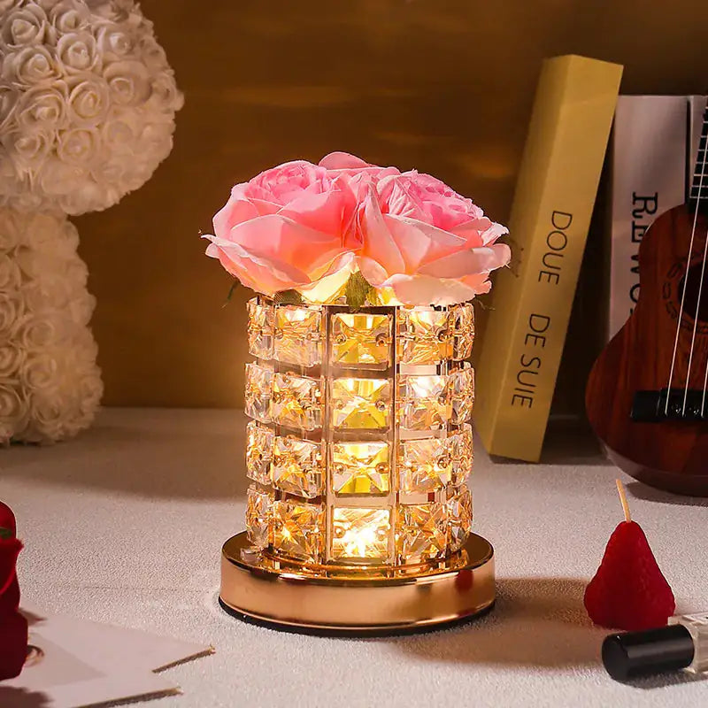 Crystal Rose Nightlamp