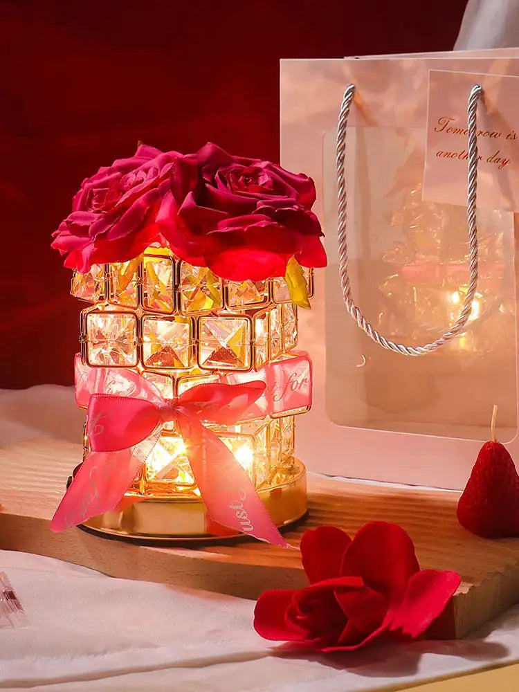 Crystal Rose Nightlamp